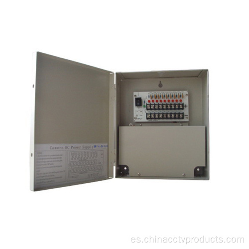 Unidad de fuente de alimentación CCTV premium de 12VDC 5AMP